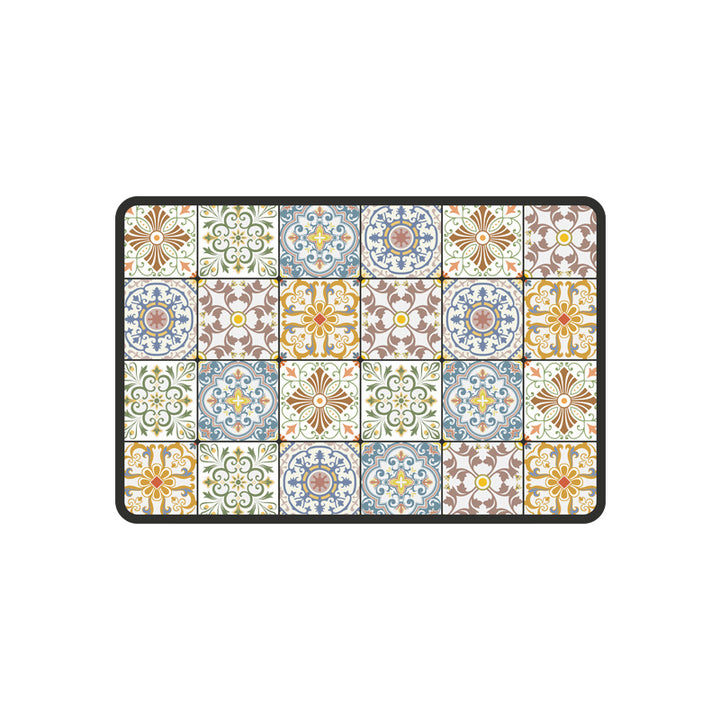 Decorative Absorbent Kitchen Sink Dish Drying Mat Bowlift