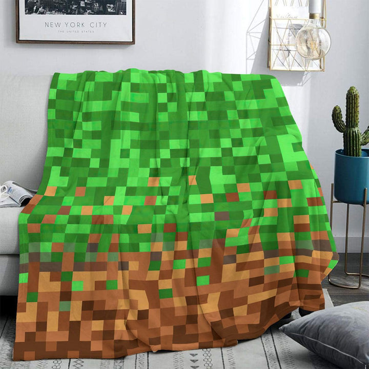 Pixelated Gaming Blanket