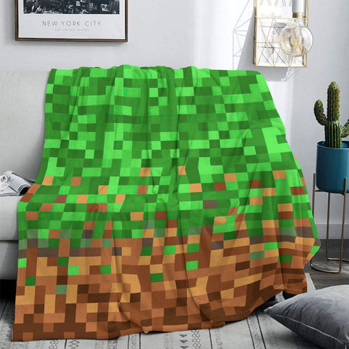 Pixelated Gaming Blanket