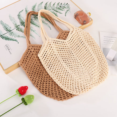 Handwoven jute tote Bowlift