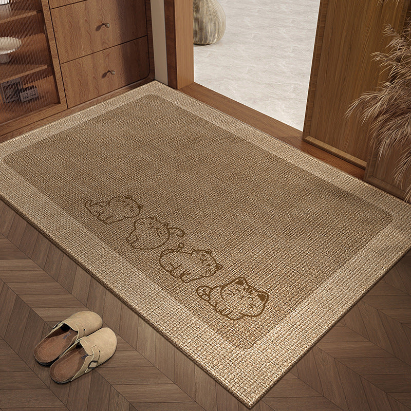 Decorative Floral Pattern Area Rug