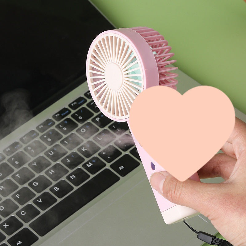Cooling portable rechargeable handheld mini fan with adjustable airflow quiet motor and USB charging Bowlift