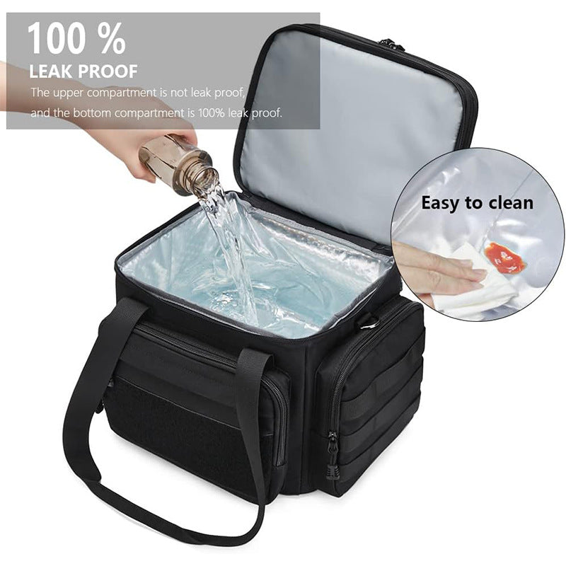 Multi-Compartment Insulated Cooler Bag Bowlift