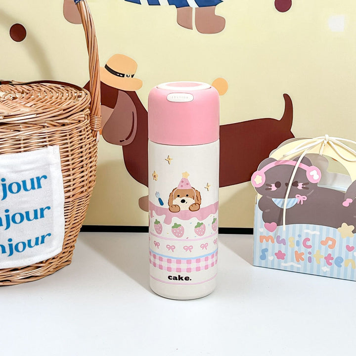 Ladies Insulated Drinking Bottle with Cute Design Bowlift