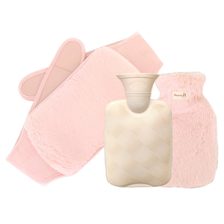 Plush Hot Water Bottle Set Bowlift