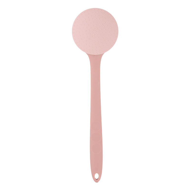 Long-Handled Silicone Exfoliating Back Brush with Soft Massage Bristles Bowlift