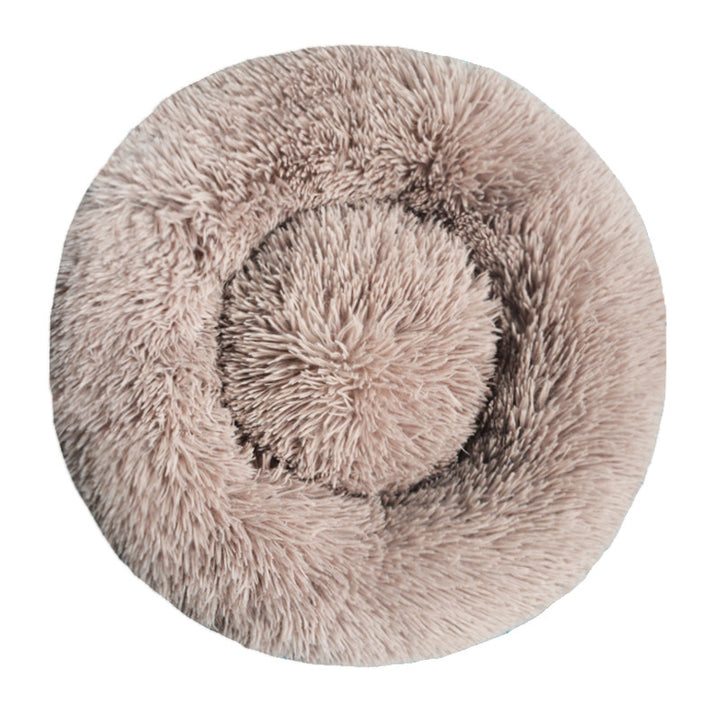 Round Plush  Nest  Dog Bed