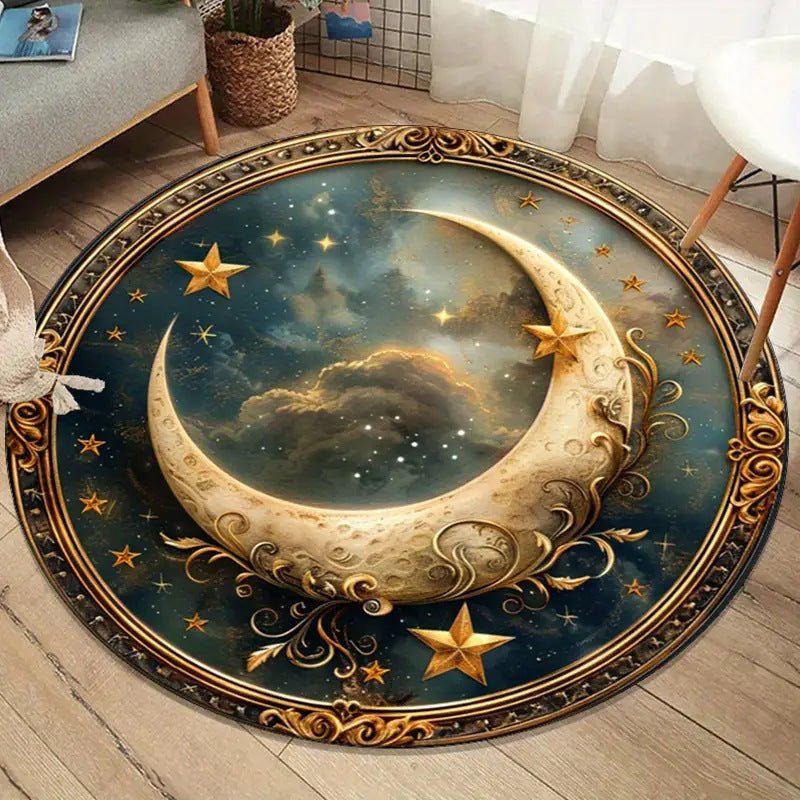 Celestial Themed Area Rug