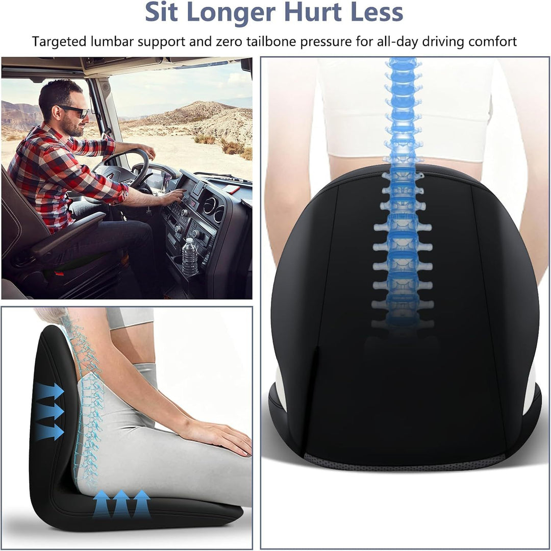Ergonomic seat cushion Bowlift