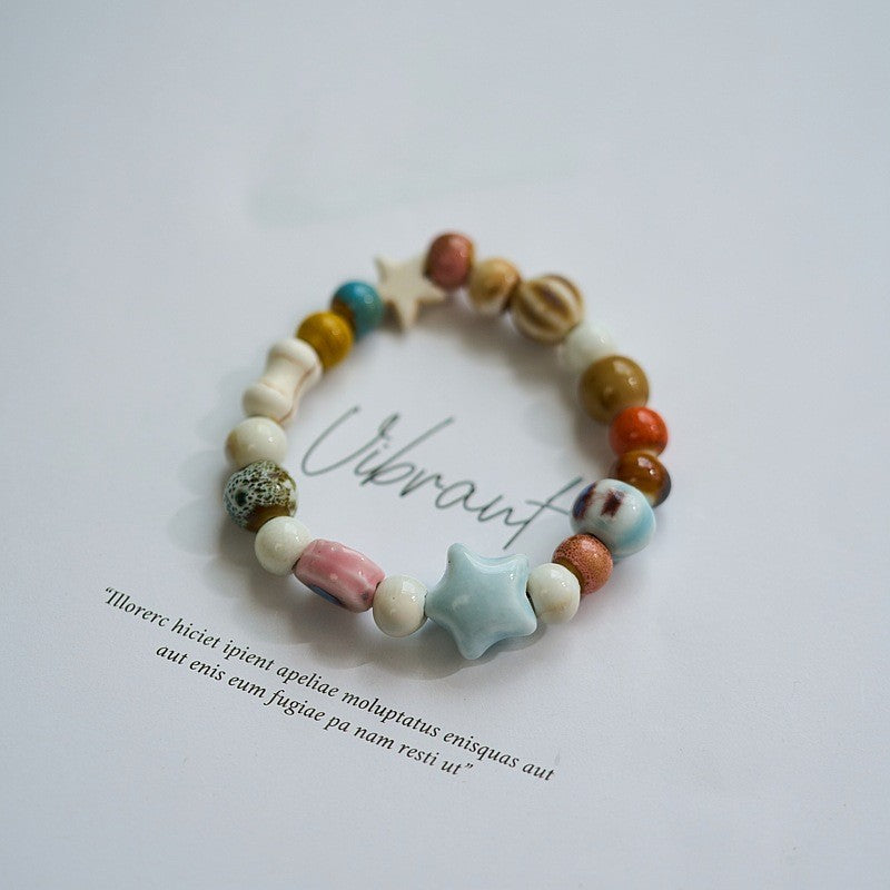 Heart-Shaped Beaded Bracelet Bowlift