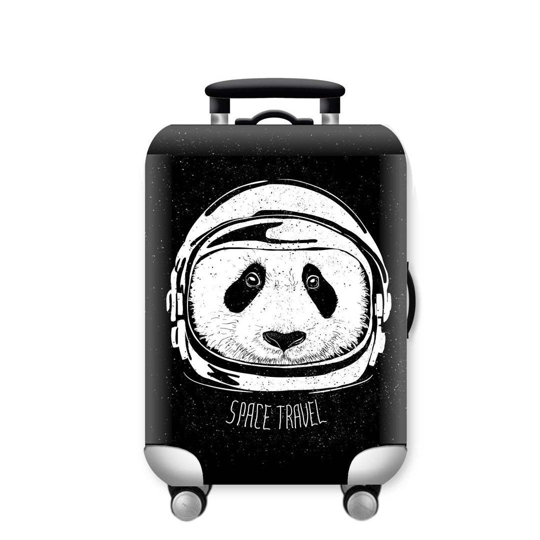 Unisex hard-shell suitcase with funny giraffe design Bowlift