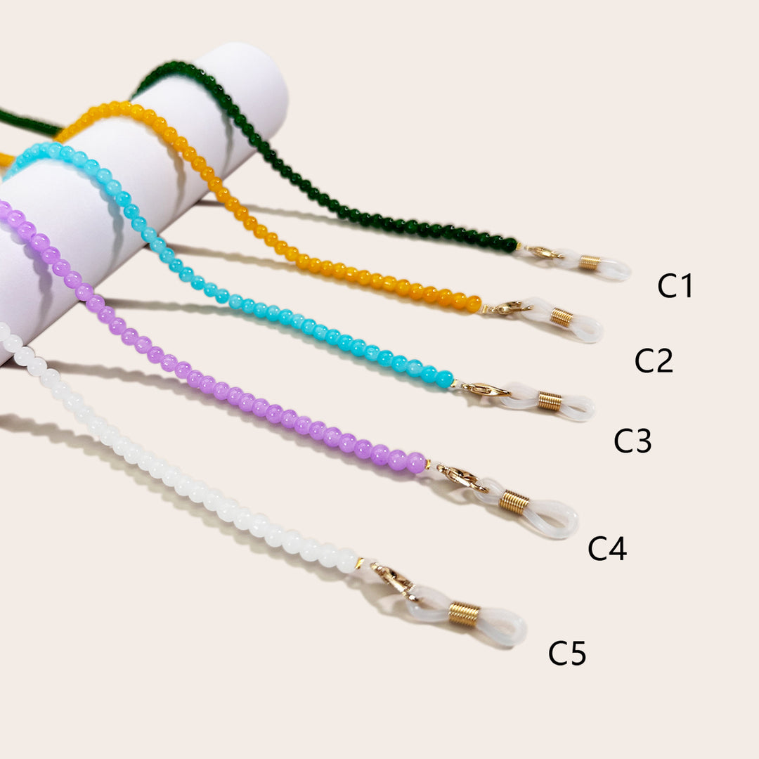 Stylish Beaded Eyewear Chain Bowlift