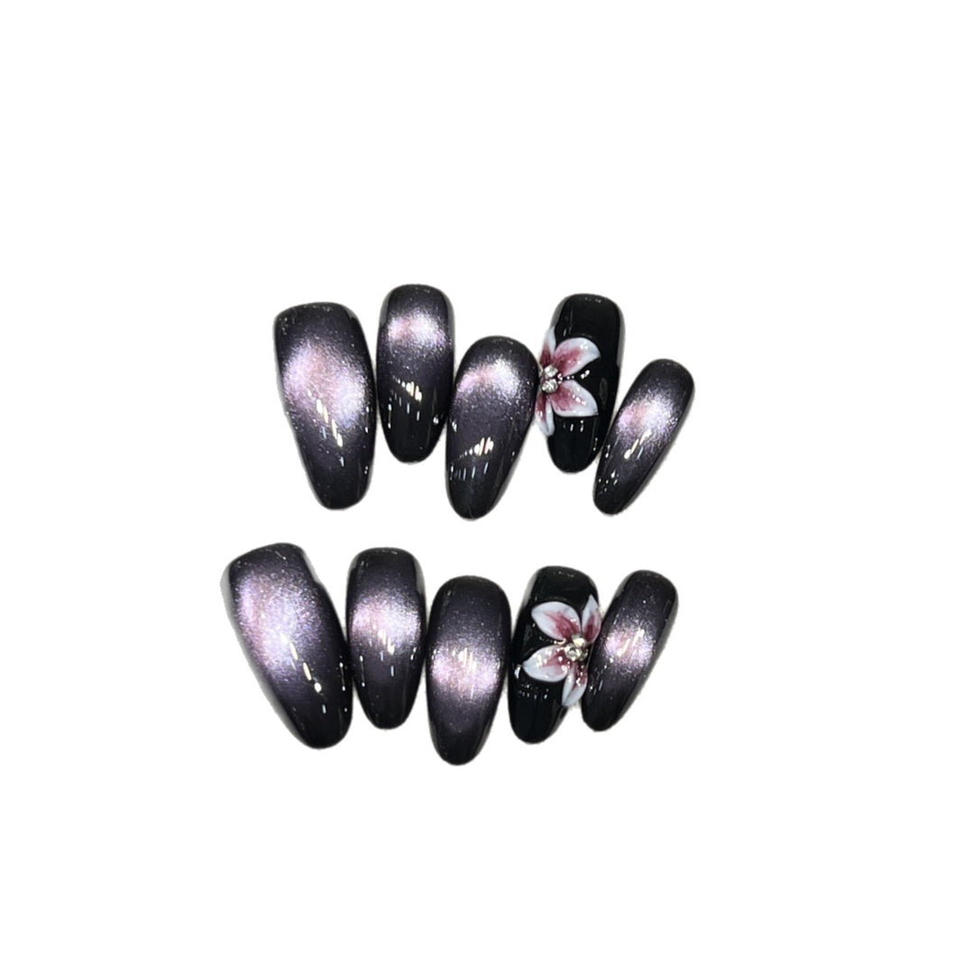 Elegant Ombre Stiletto Press-On Nail Design Bowlift