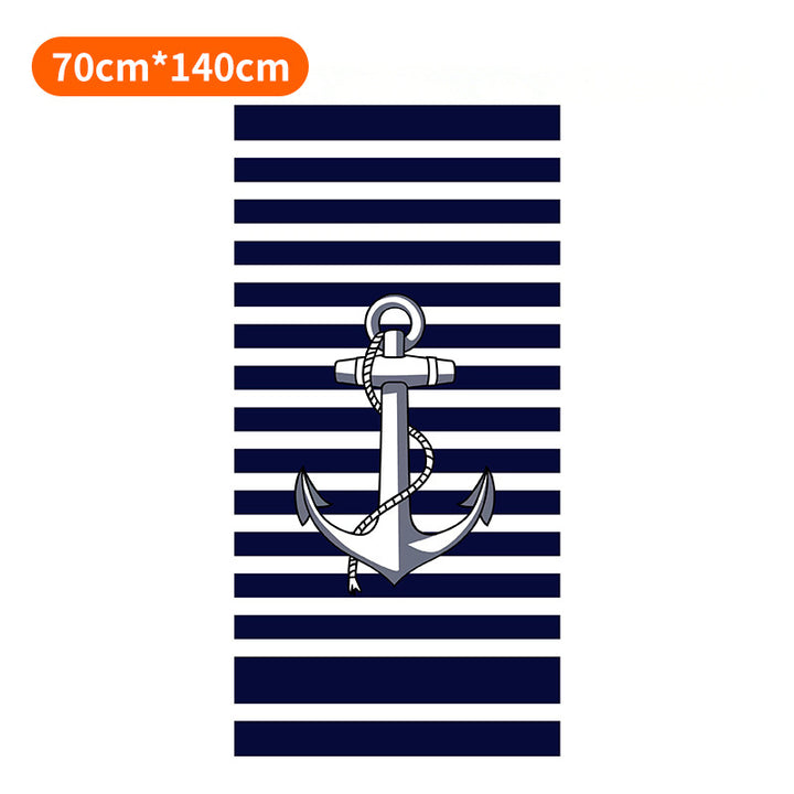Beach towel with tropical flamingo design Bowlift