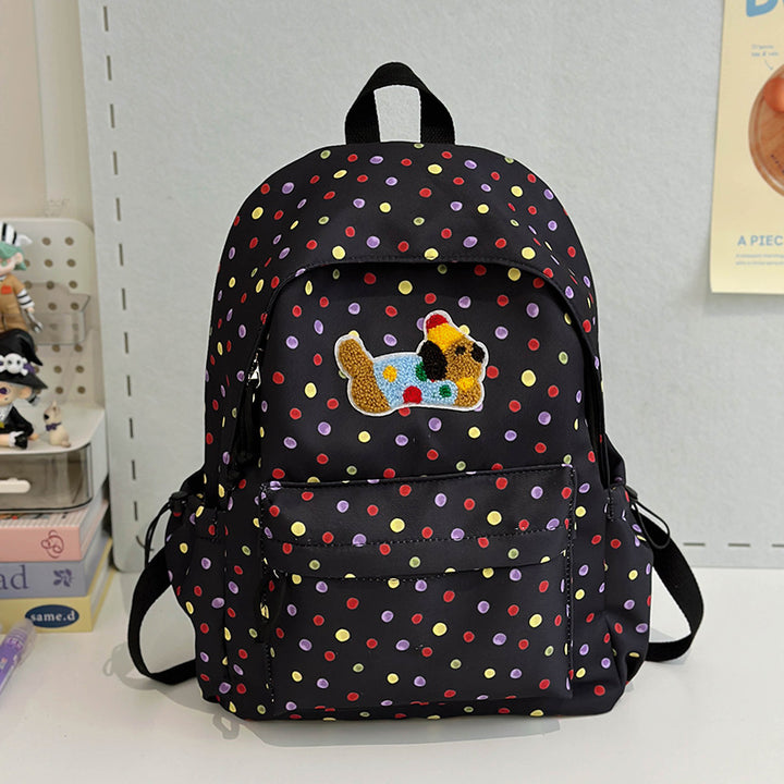 Fun and Playful Polka Dot Backpack