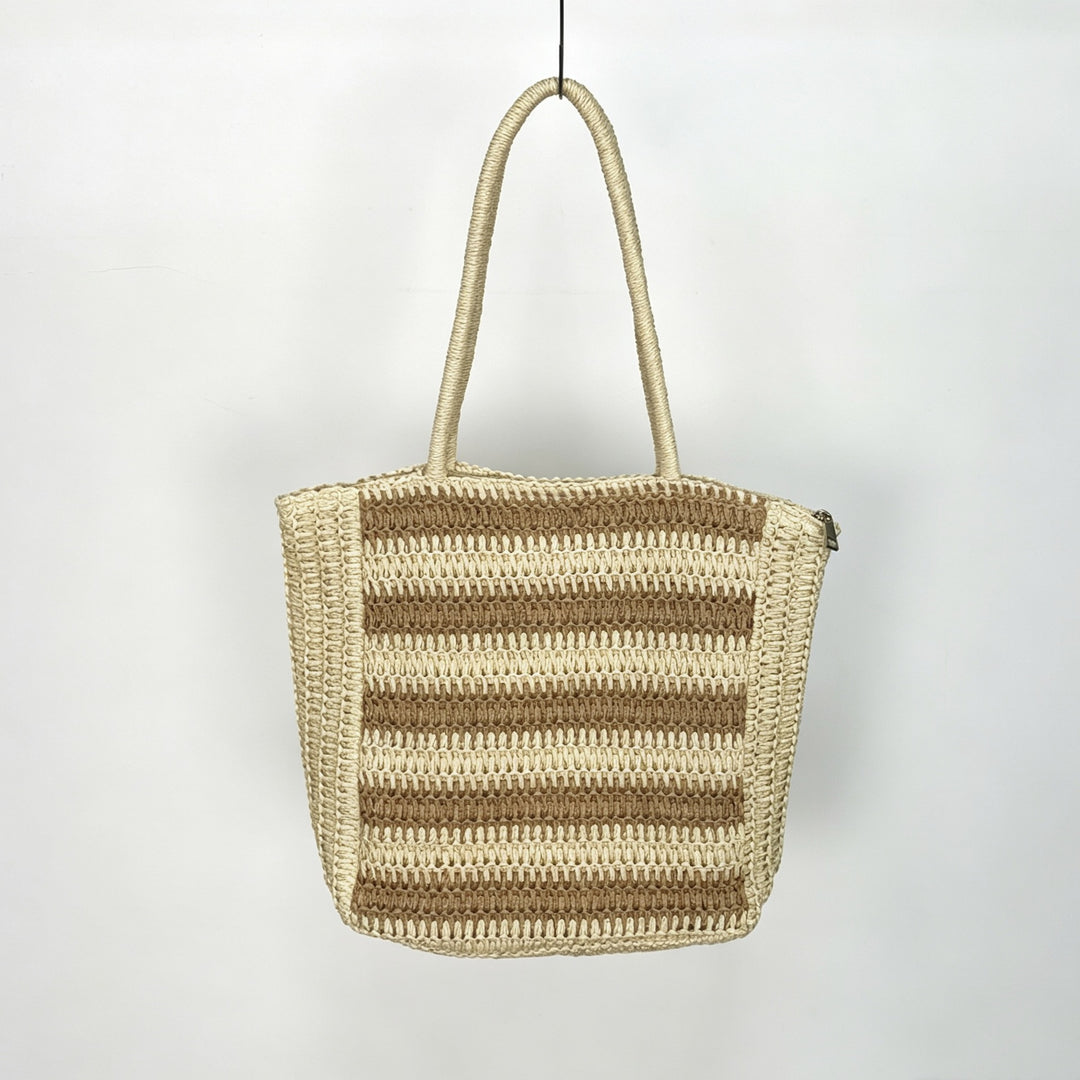 Designer bag with graphic striped pattern Bowlift
