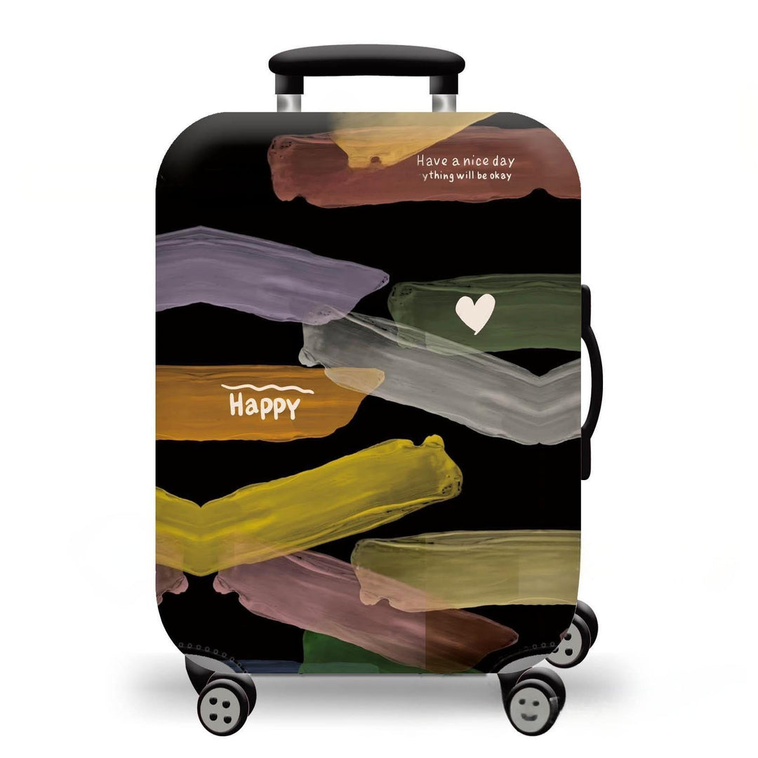 Unisex Hard-shell suitcase with stunning mountain landscape design Bowlift