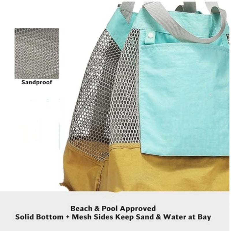 Portable mesh bag with sturdy handles Bowlift