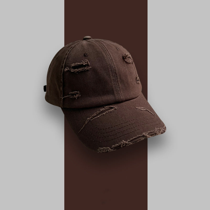 Distressed Fabric Baseball Cap