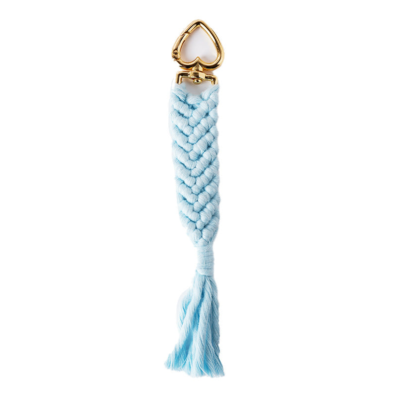 Decorative Macramé Keychain Holder Bowlift