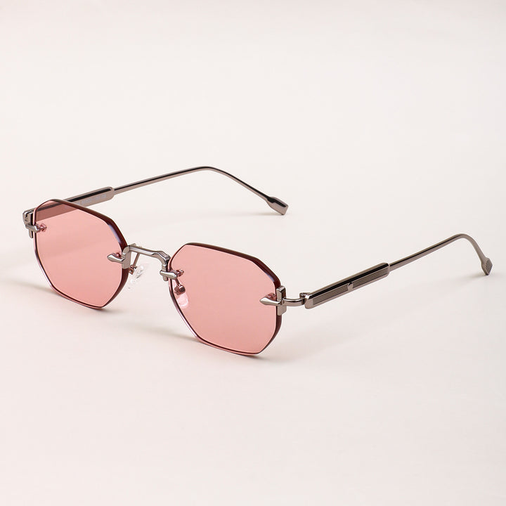 Ladies sunglasses with elegant octagonal frame and comfortable nose pads Bowlift