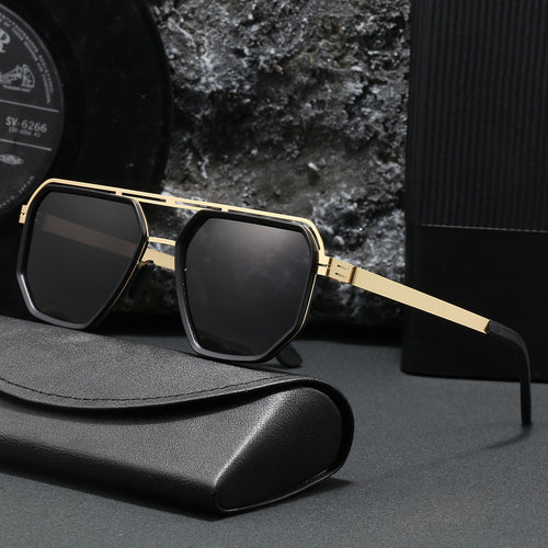 Ladies stylish octagonal sunglasses with stylish frame Bowlift