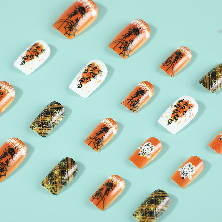 Halloween Artificial Nails Set Bowlift