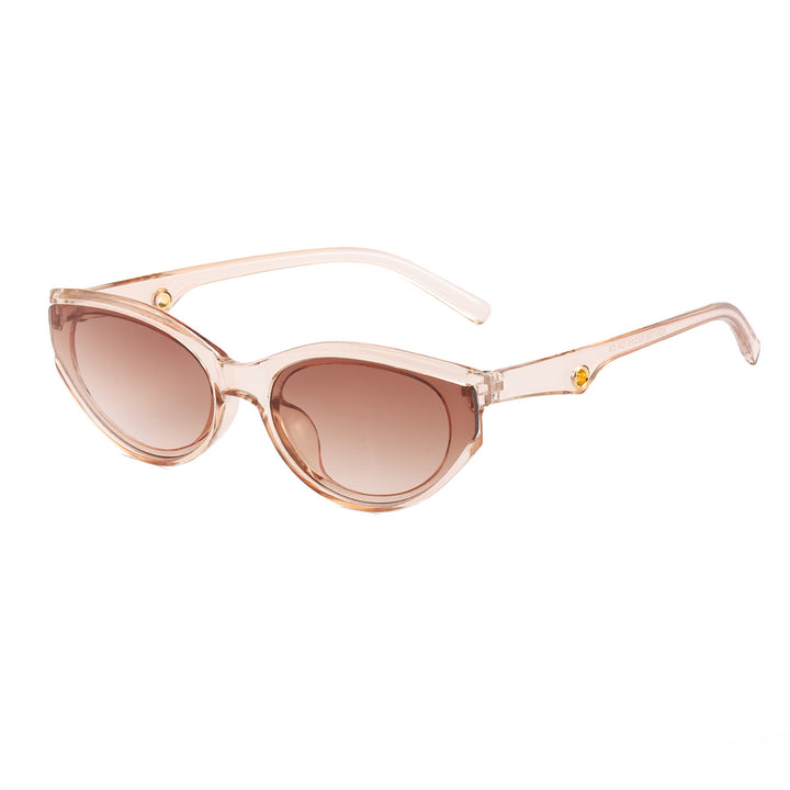 Women's Cat-Eye Sunglasses with Transparent, Modern Design Bowlift