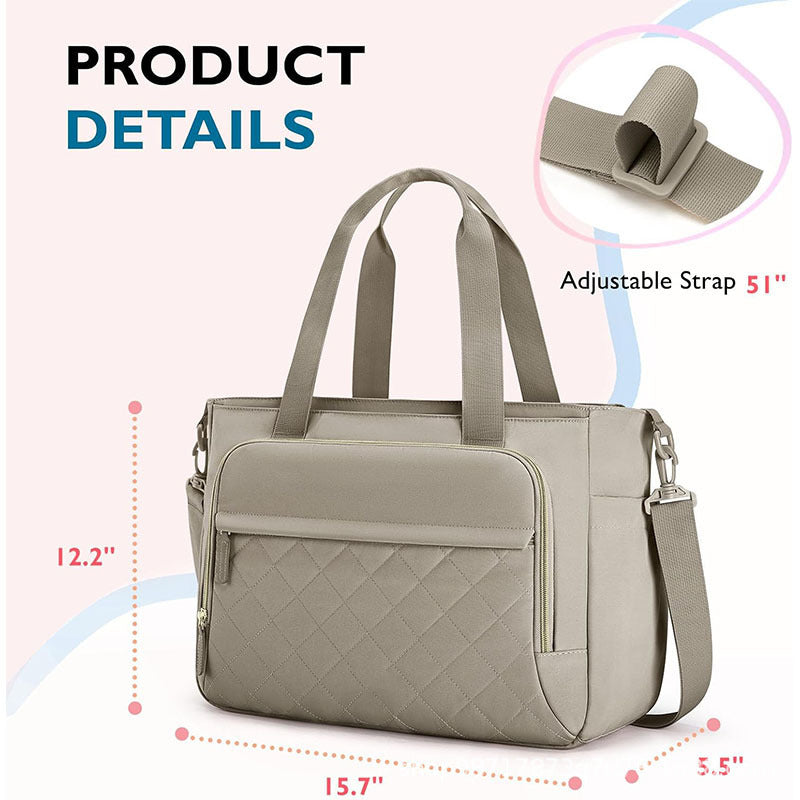 Quilted Multi-Purpose Work Tote Bowlift