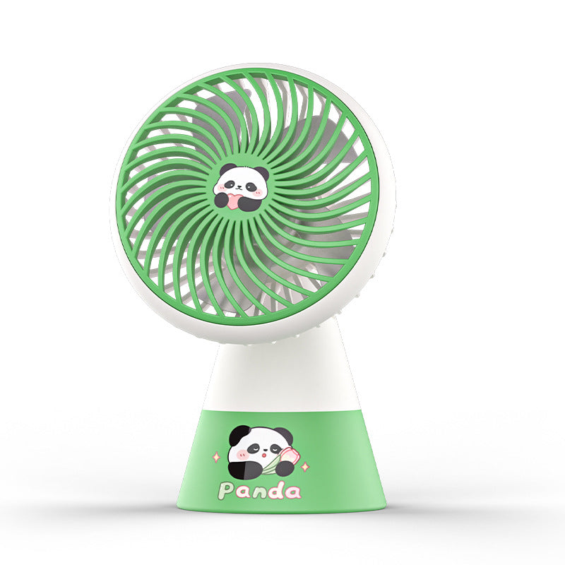 Women Portable Handheld Fan with Cute Panda Design Bowlift
