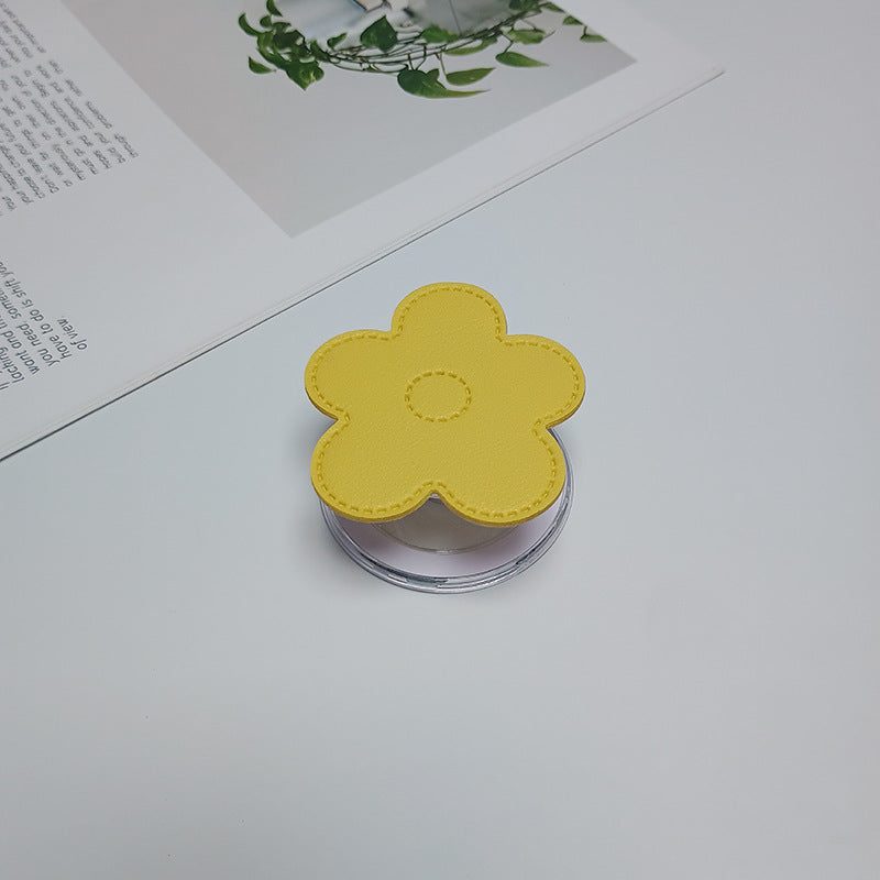 Decorative Flower Compact Mirror Bowlift