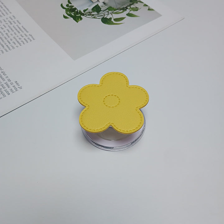 Decorative Flower Compact Mirror Bowlift