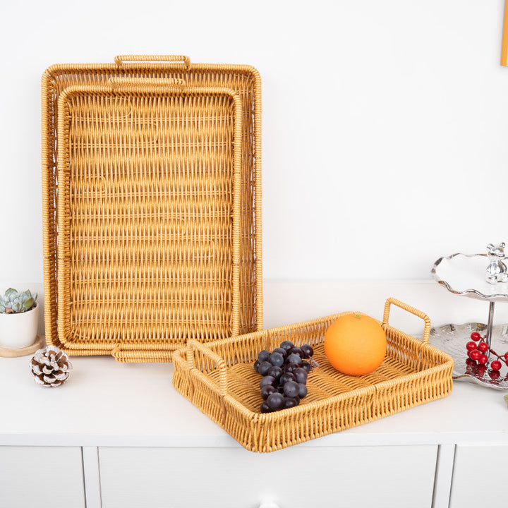 Handwoven Serving Tray Bowlift