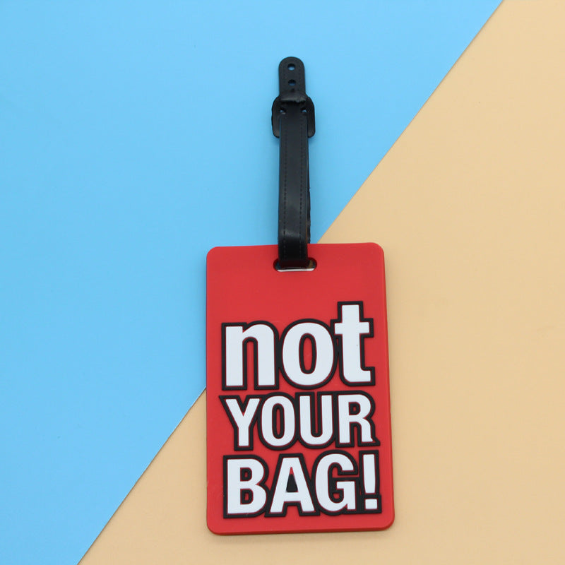 Unisex Luggage Tag with Custom Message Bowlift