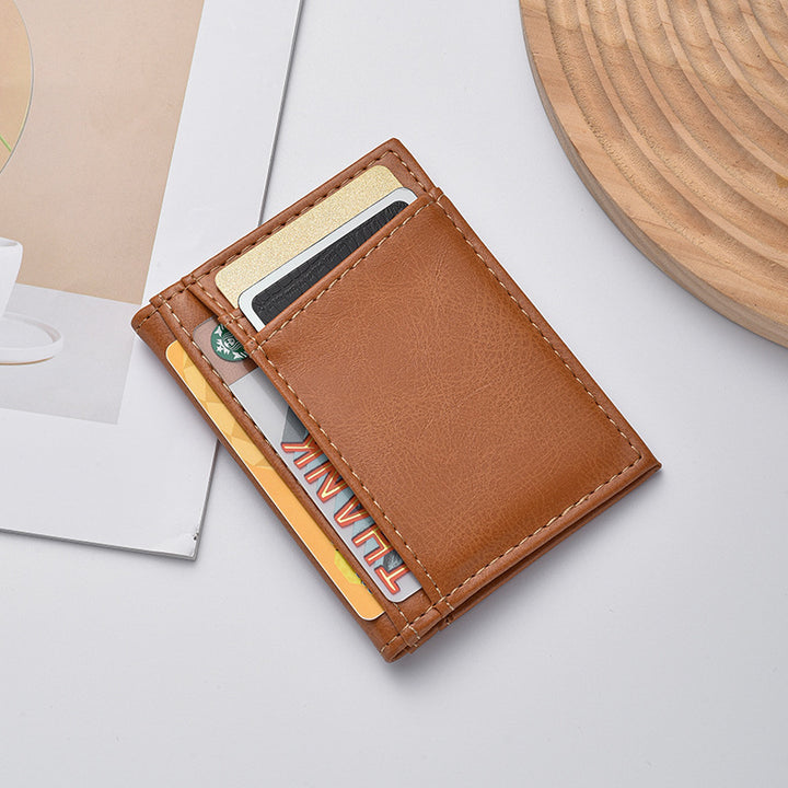 Premium Leather Slim Card Holder Bowlift