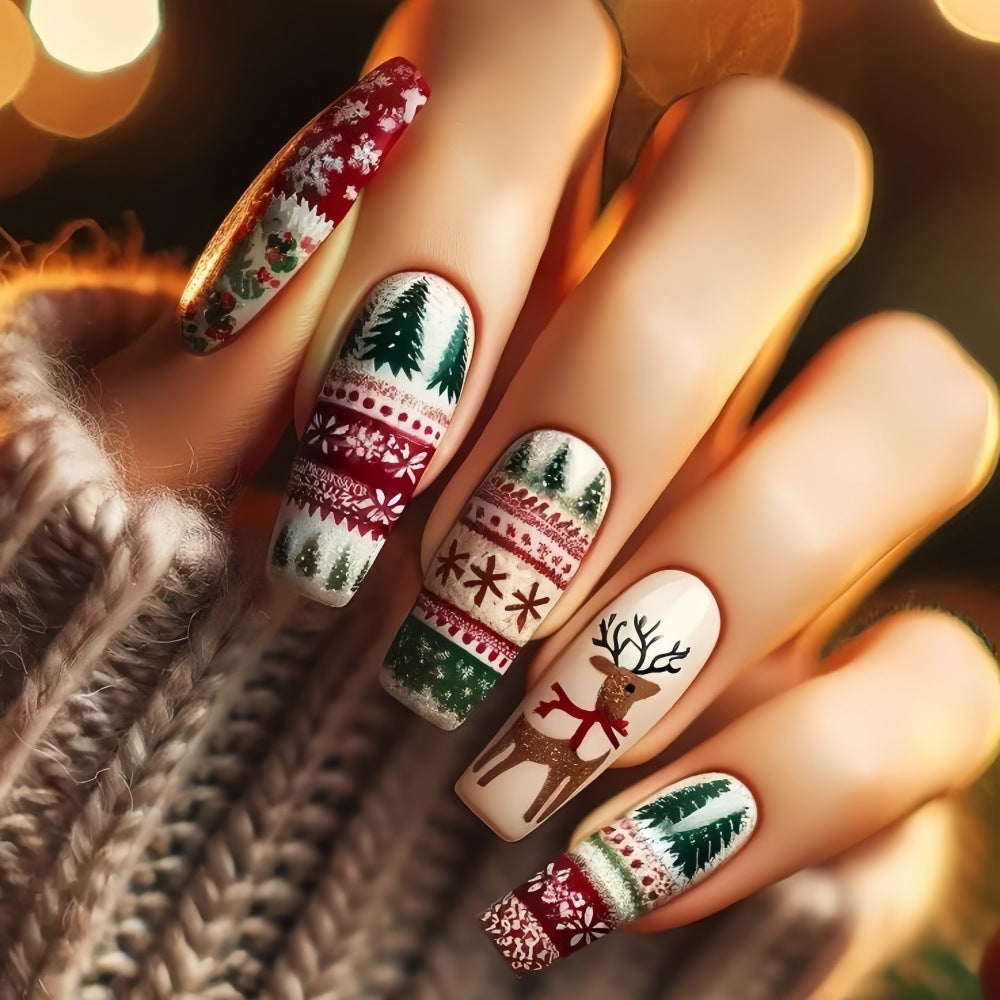 Christmas Art Nail Set Bowlift