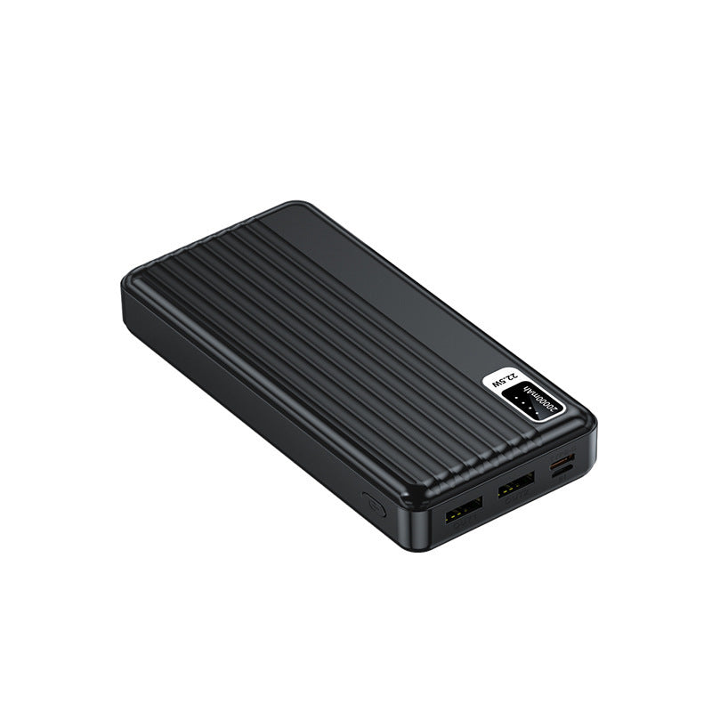 High-performance power bank with multifunctional USB-C connection and intelligent fast charging Bowlift