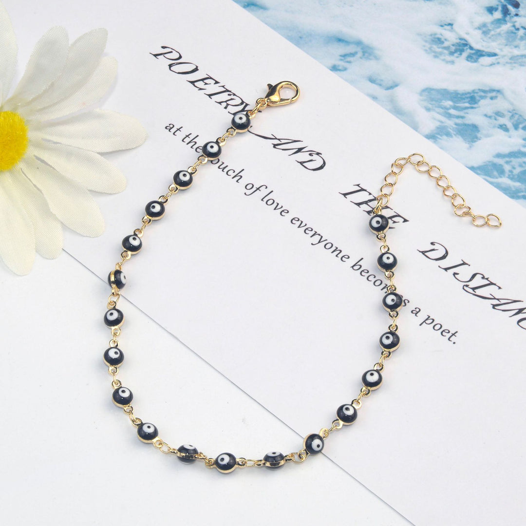 Colorful Beaded Ankle Bracelet Bowlift