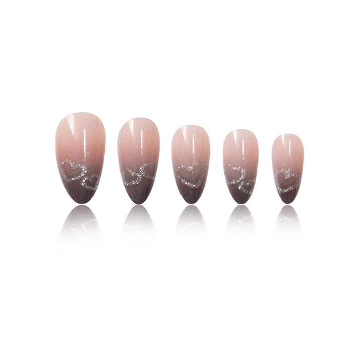 Rhinestone-Embellished Stiletto Press-On Nail Set Bowlift