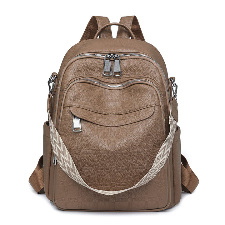Versatile Textured Backpack with Multiple Compartts Bowlift
