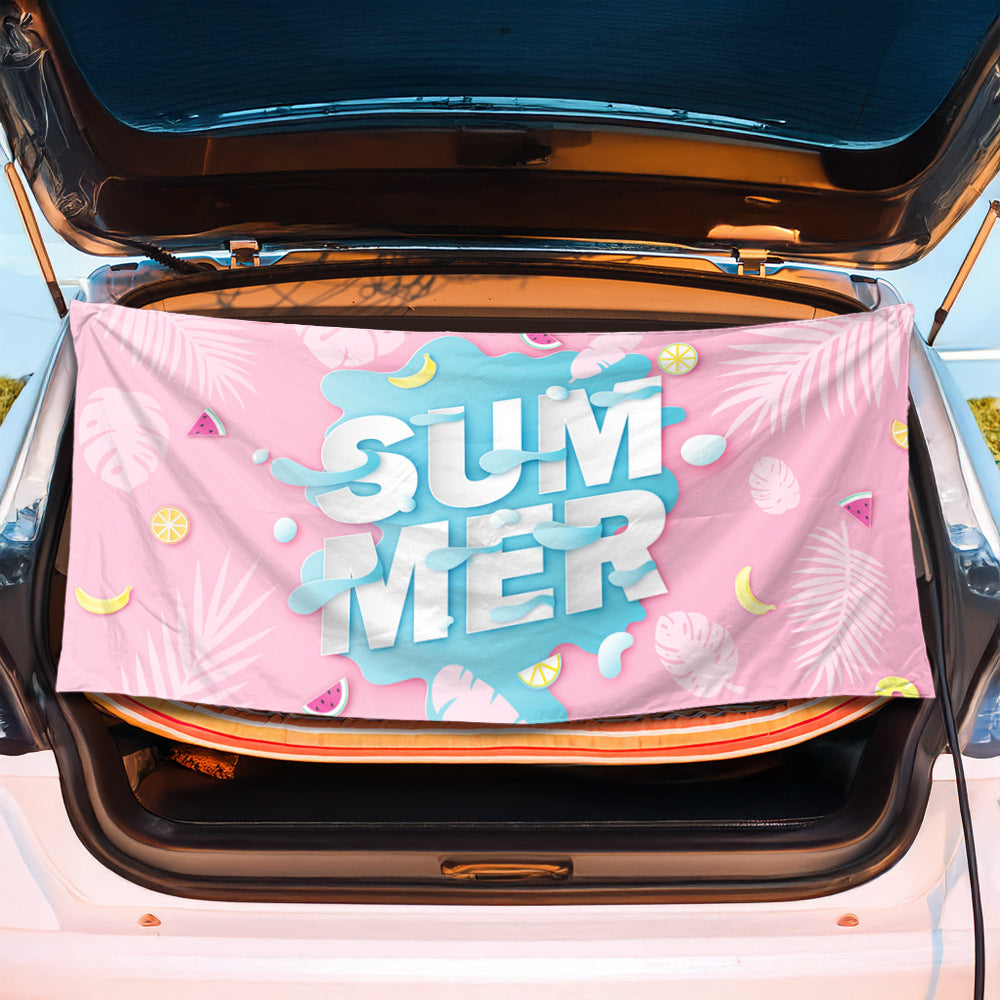 Trunk mat in creative flamingo design Bowlift