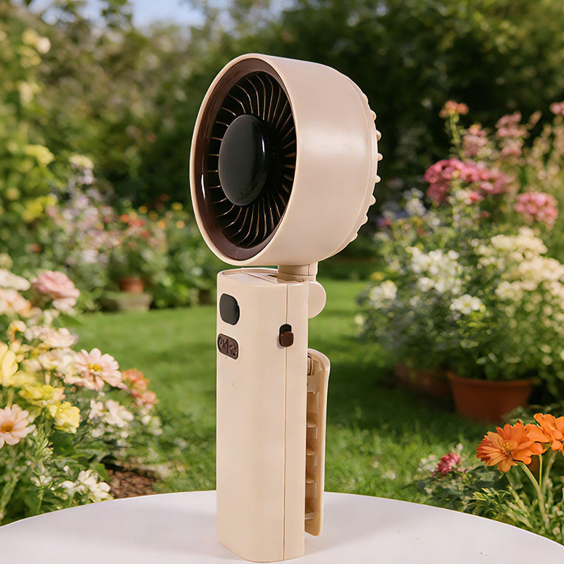 Women flexible hand fan with USB connection Bowlift