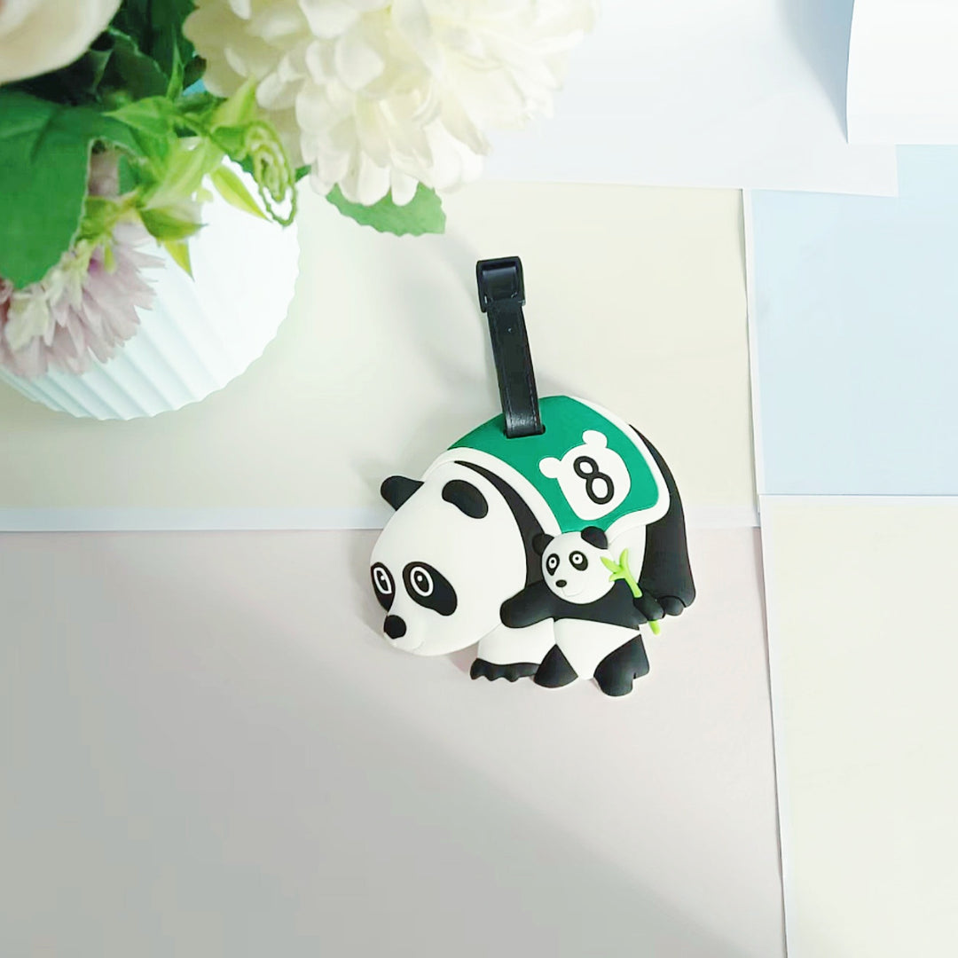 Unisex Luggage Tag in Cute Panda Design Bowlift