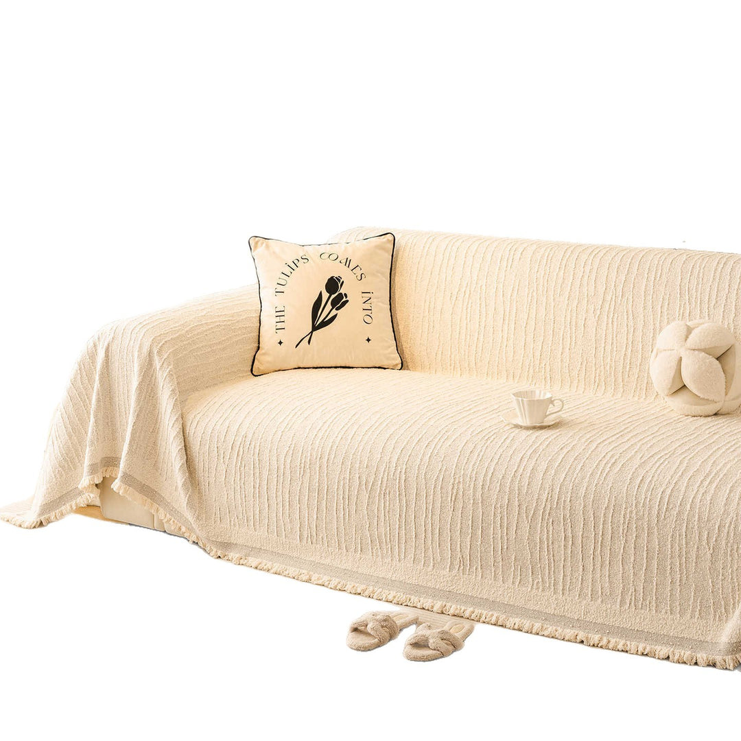 Textured Decorative Sofa Throw Blanket