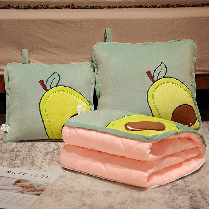 Plush Cushion Set with Cactus Design Bowlift