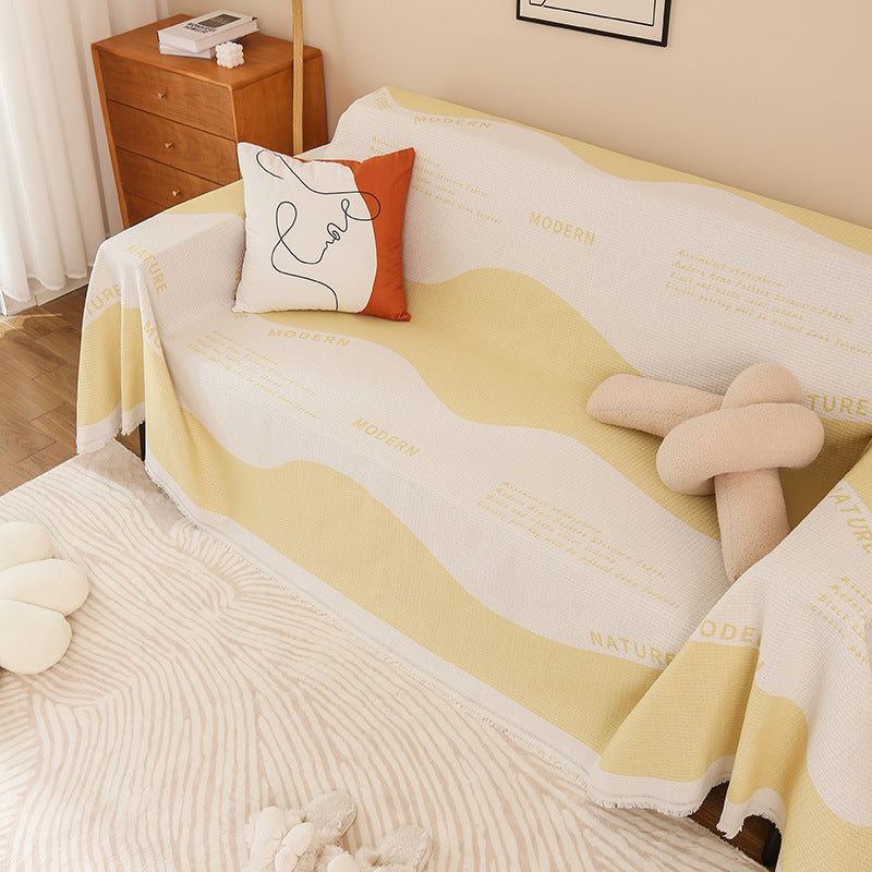 Premium Textured Sofa Throw Cover