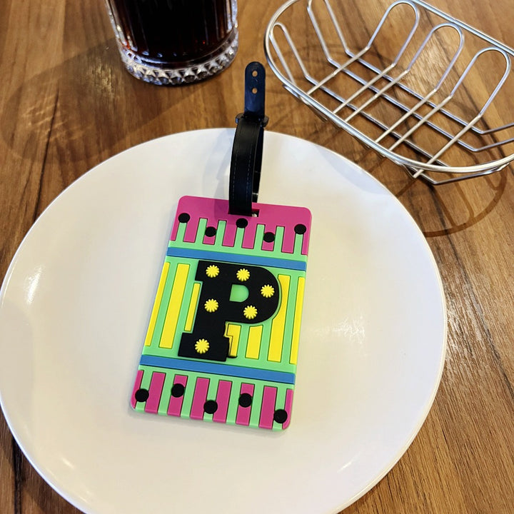 Personalized Alphabet Luggage Tag Bowlift