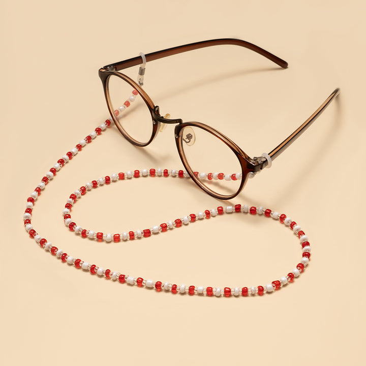 Beaded Eyewear Chain Bowlift