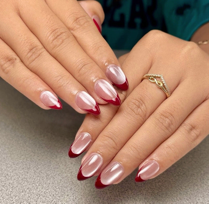 Elegant Stiletto-Style Press-On Nails Bowlift