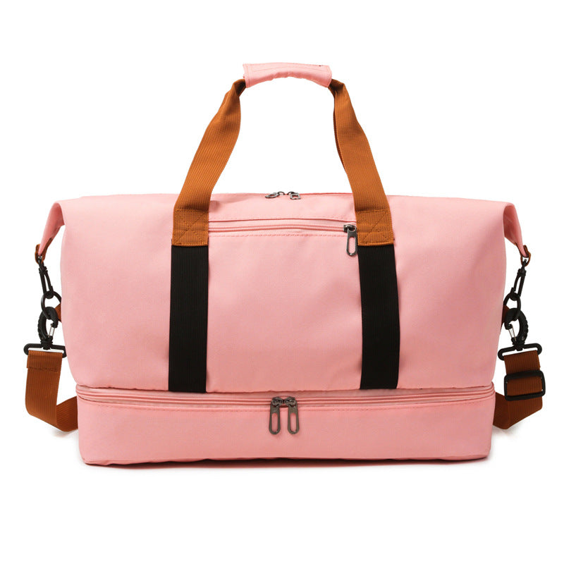 Sporty Travel Bag with Multifunctional Compartments Bowlift